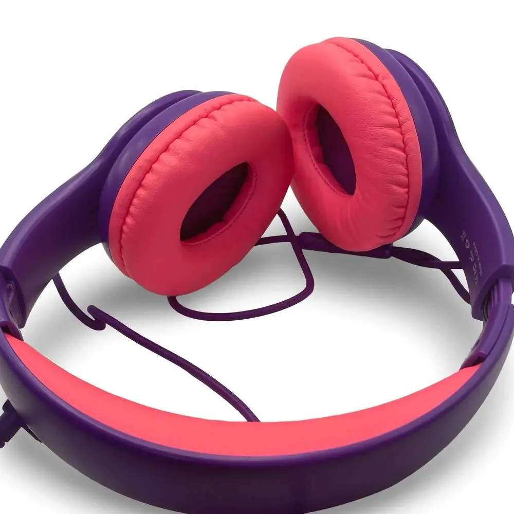 Nivava Gaming Headset with Microphone Purple Pink Stereo Surround Sound PC Xbox